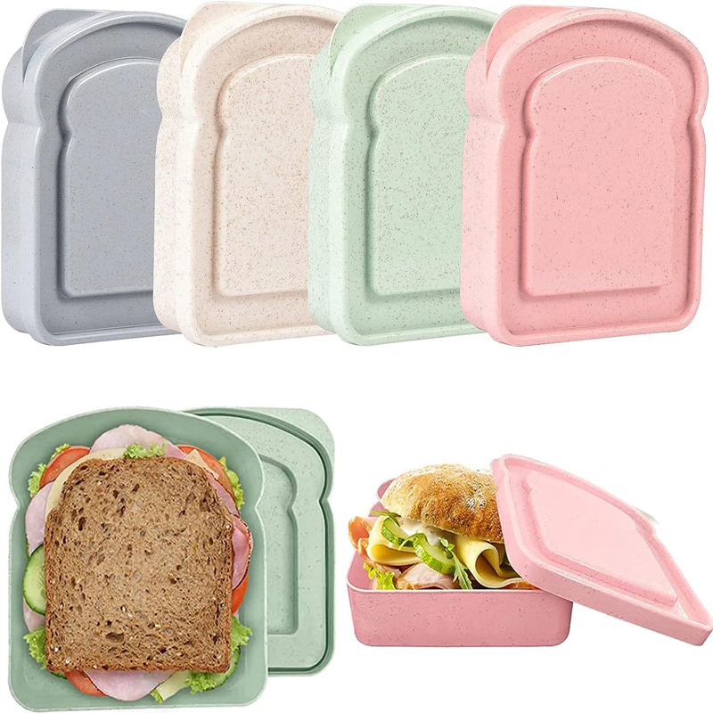 Food Storage Oven Safe - Fiambrera con tapa para sándwich, contenedor