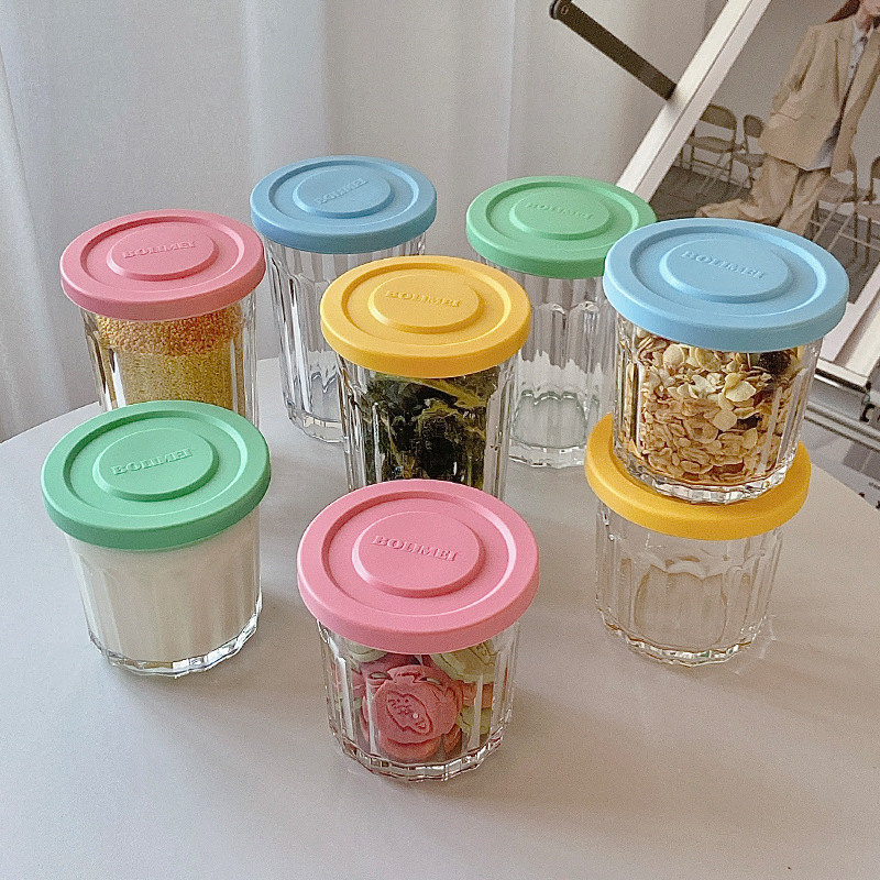 Food Storage With Dividers - Caja de almacenamiento de vidrio sellada