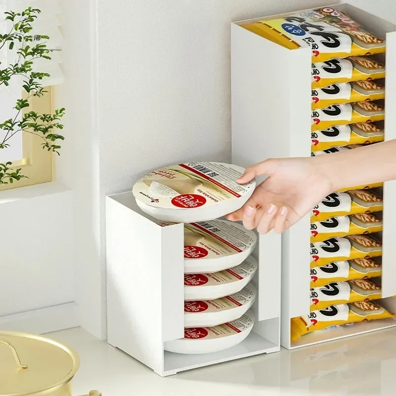 Food Storage With Dividers - Caja de Almacenamiento para Fideos Instantáneos,