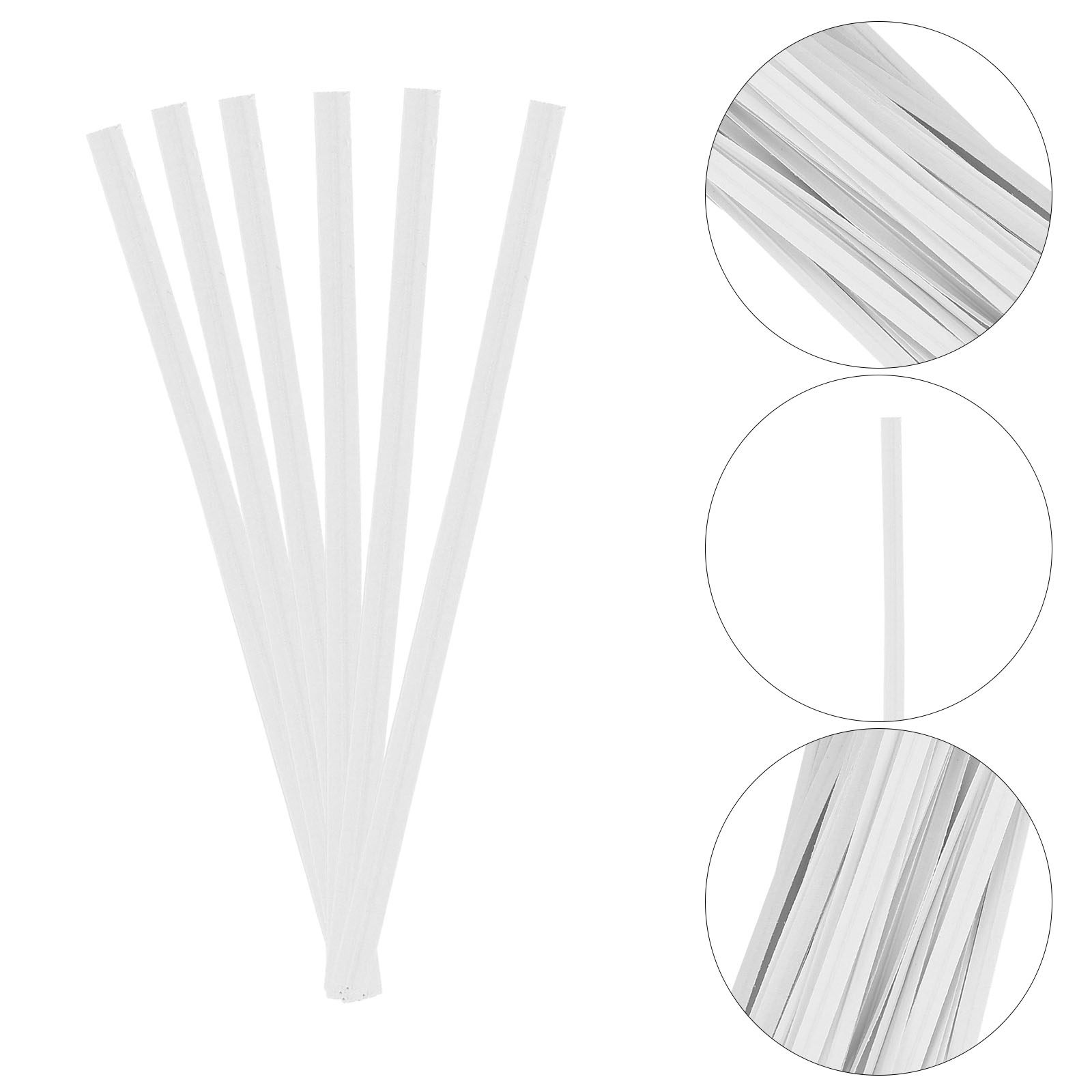 Food Storage Bag - Cables de papel blanco para sellar