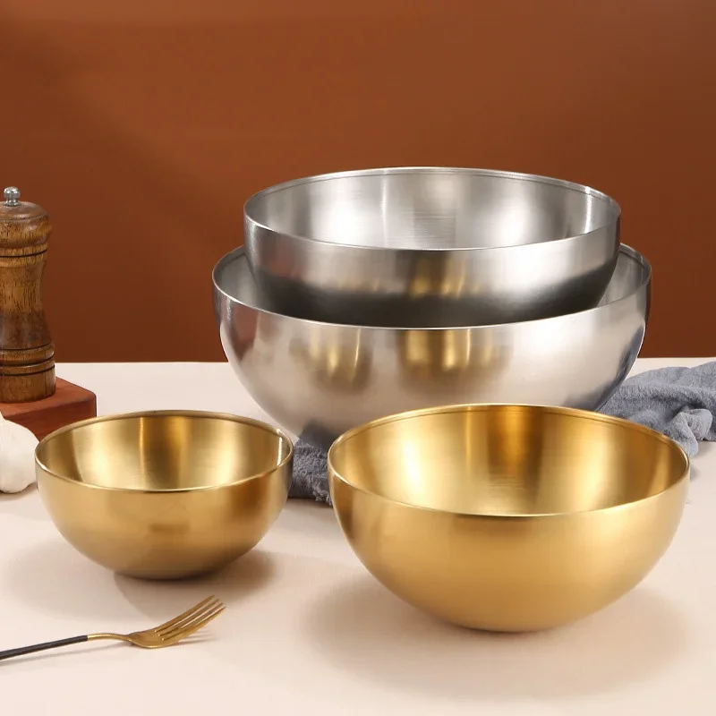 Food Storage Meals - Cuencos gruesos de acero inoxidable para