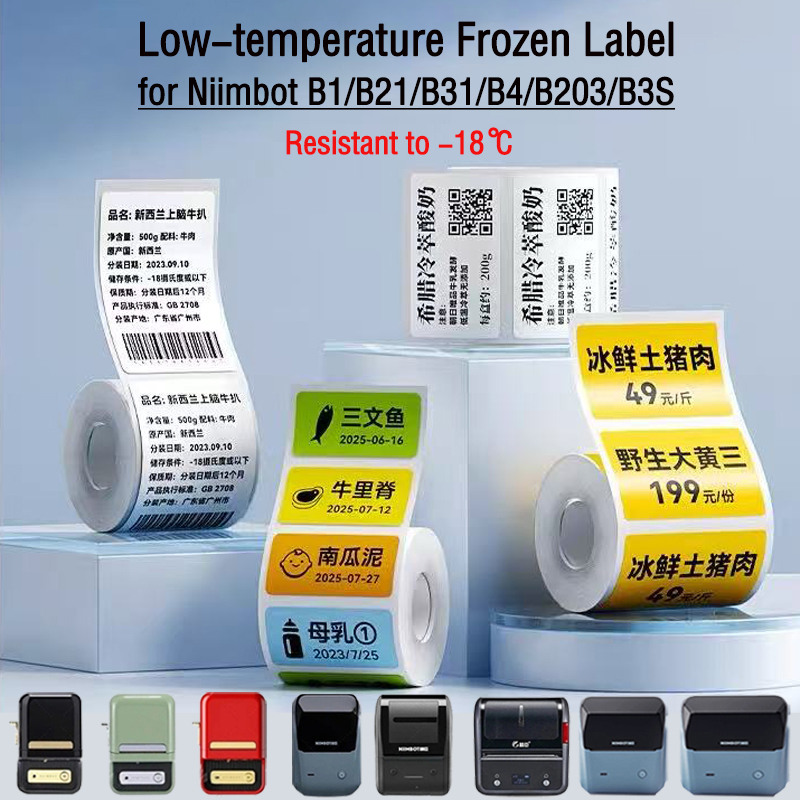 Food Storage Labels - Etiquetas de Papel para Cajas de