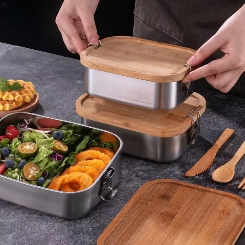 Lonchera duradera de acero ino - Food Storage Meals reseña y precio