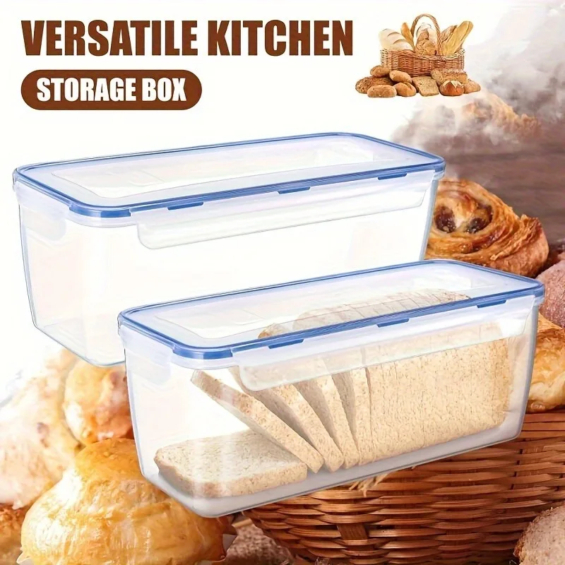 Caja de almacenamiento de pan  - Food Storage With Dividers reseña y precio