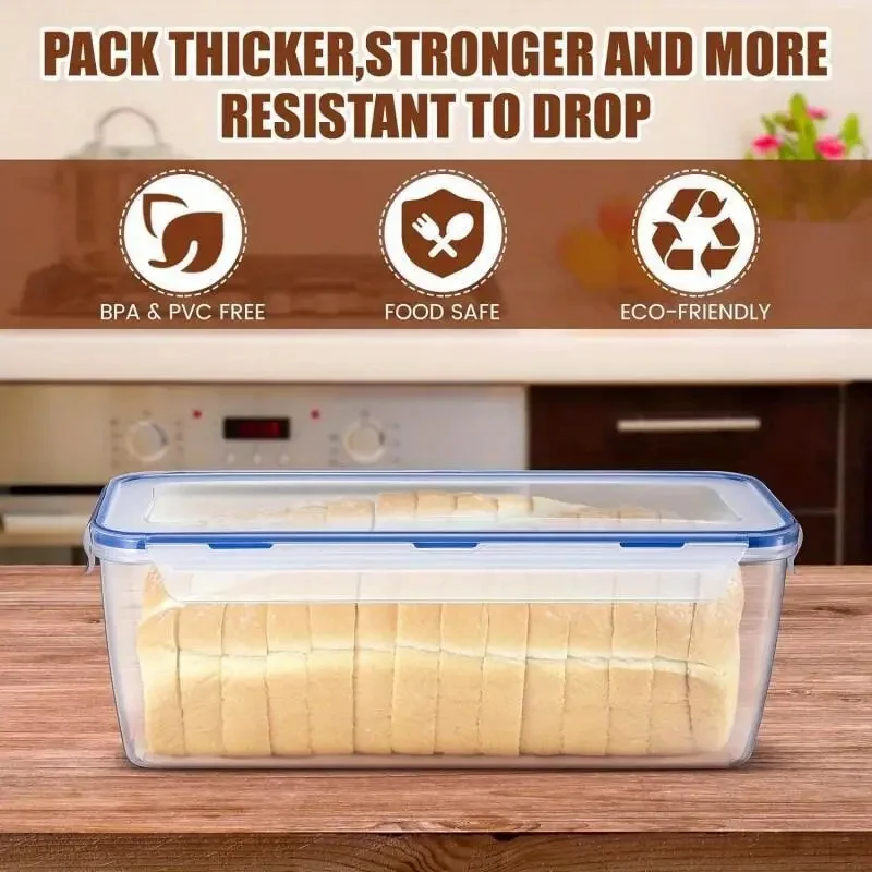 Caja de almacenamiento de pan  - Food Storage With Dividers reseña y precio