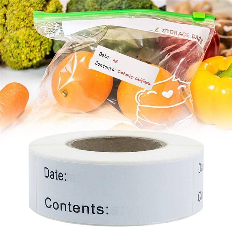 Etiqueta autoadhesiva extraíbl - Food Storage Labels reseña y precio