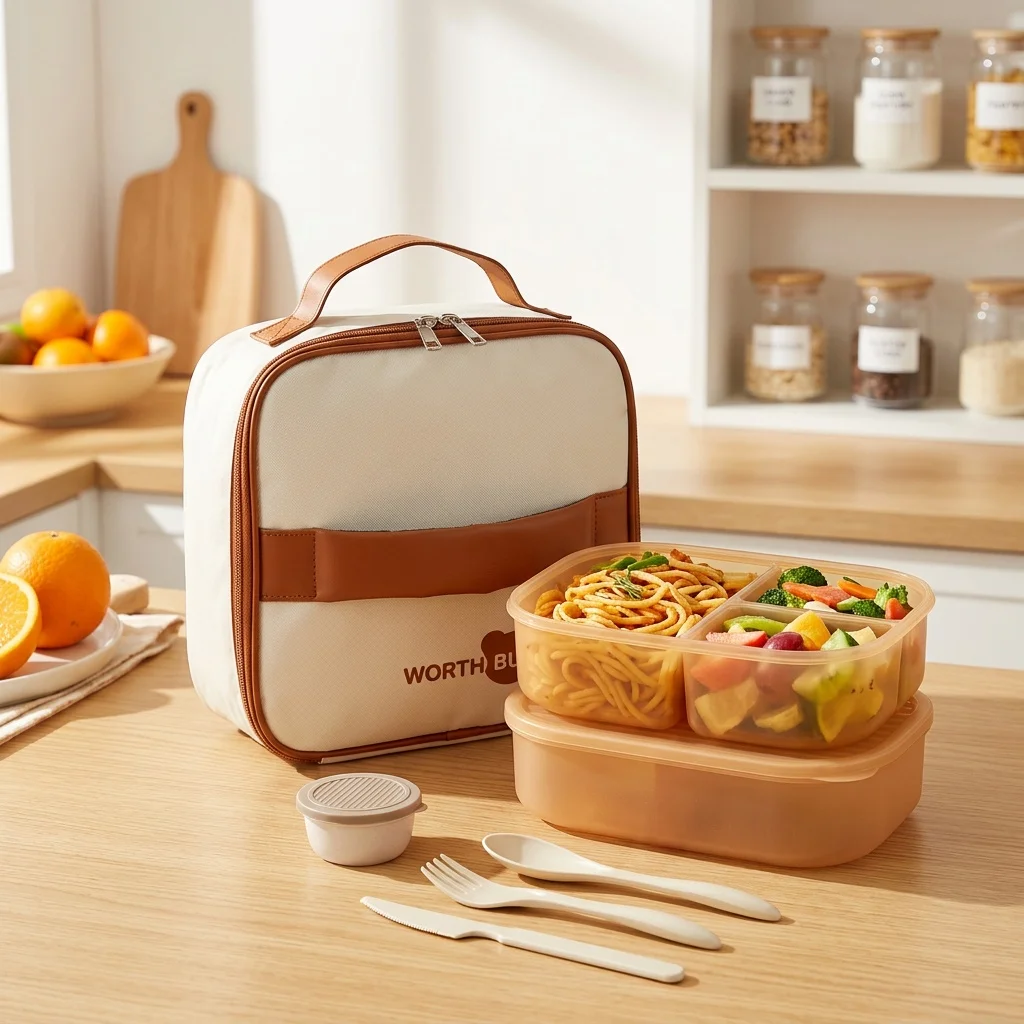 Caja Bento de Plástico Desmont - Food Storage With Dividers reseña y precio