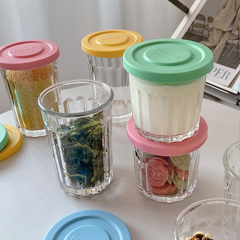 Caja de almacenamiento de vidr - Food Storage With Dividers reseña y precio