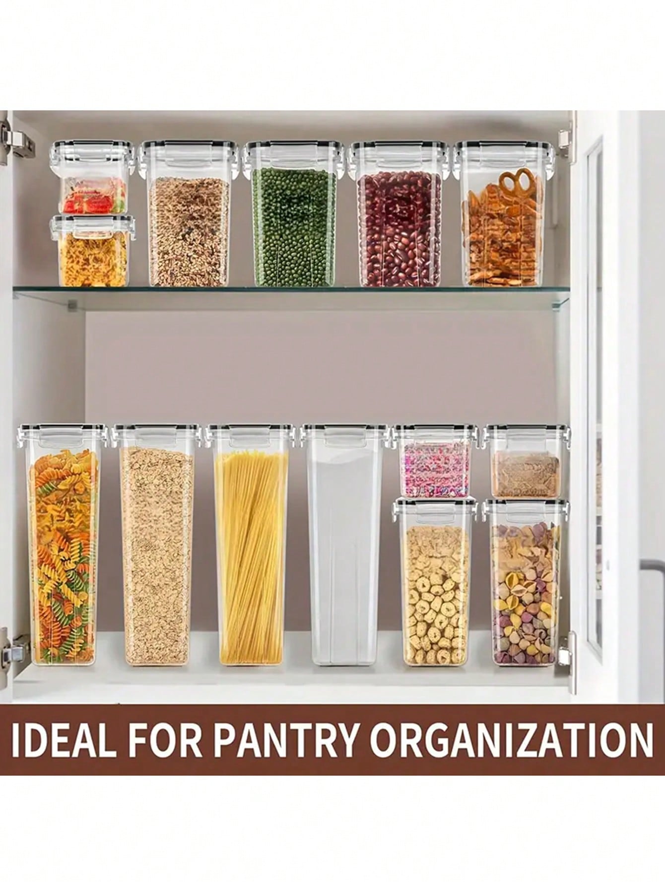 48 recipientes herméticos para - Food Storage Labels reseña y precio