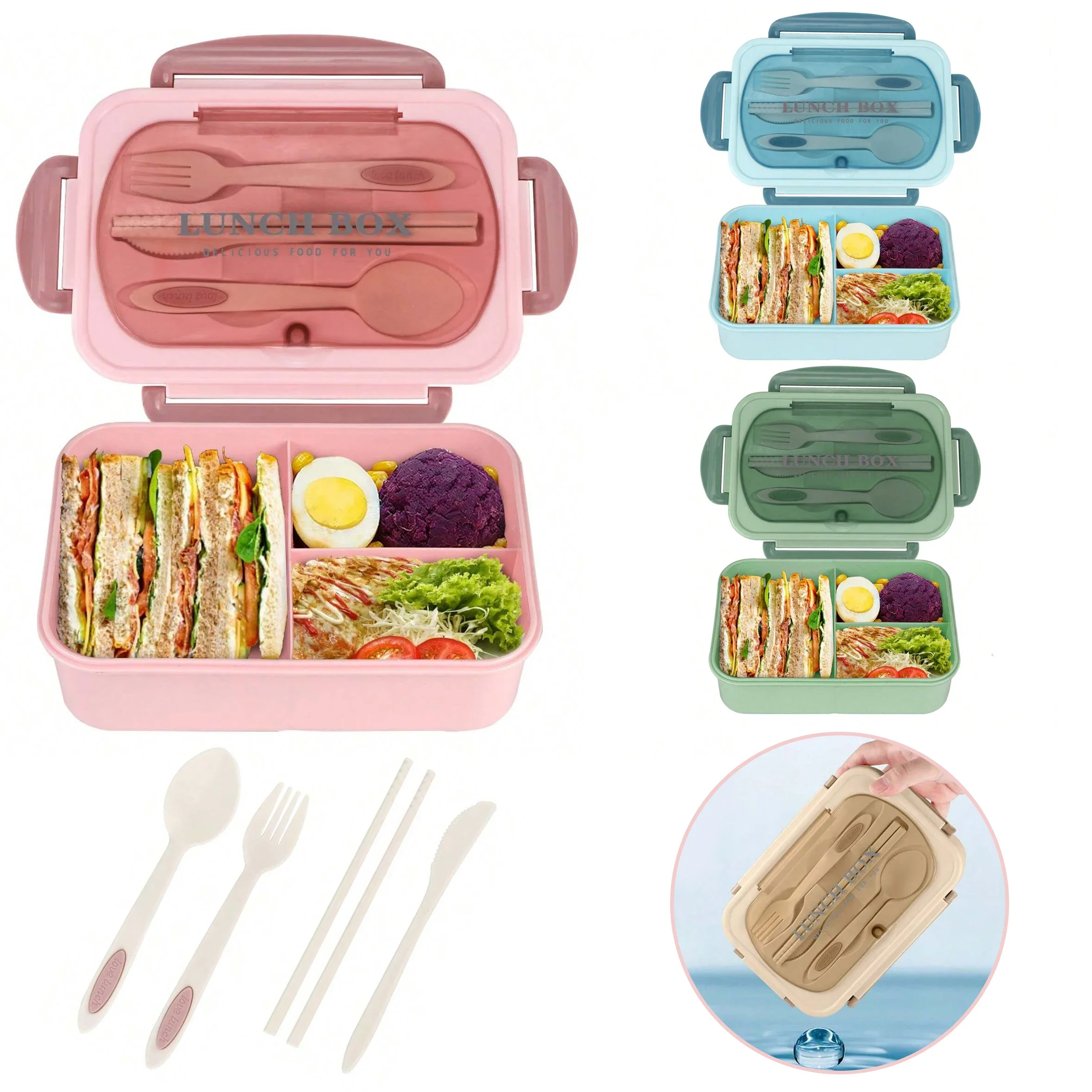 Lonchera Bento para Adultos co - Food Storage Oven Safe reseña y precio