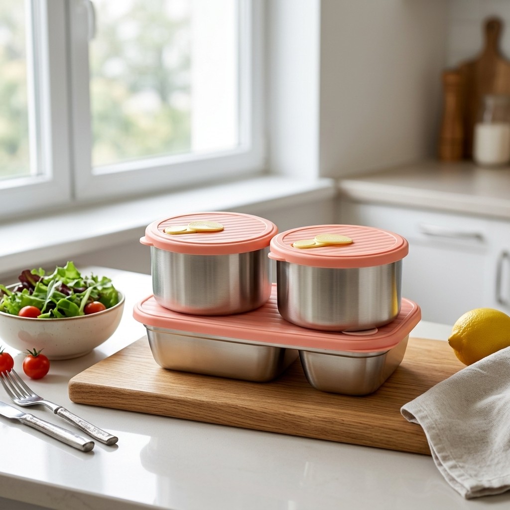 Lonchera de Acero Inoxidable 3 - Food Storage Oven Safe reseña y precio