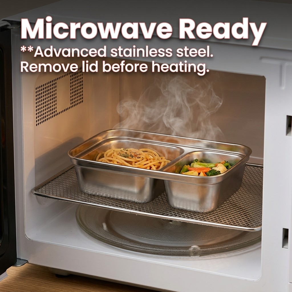 Lonchera de Acero Inoxidable 3 - Food Storage Oven Safe reseña y precio