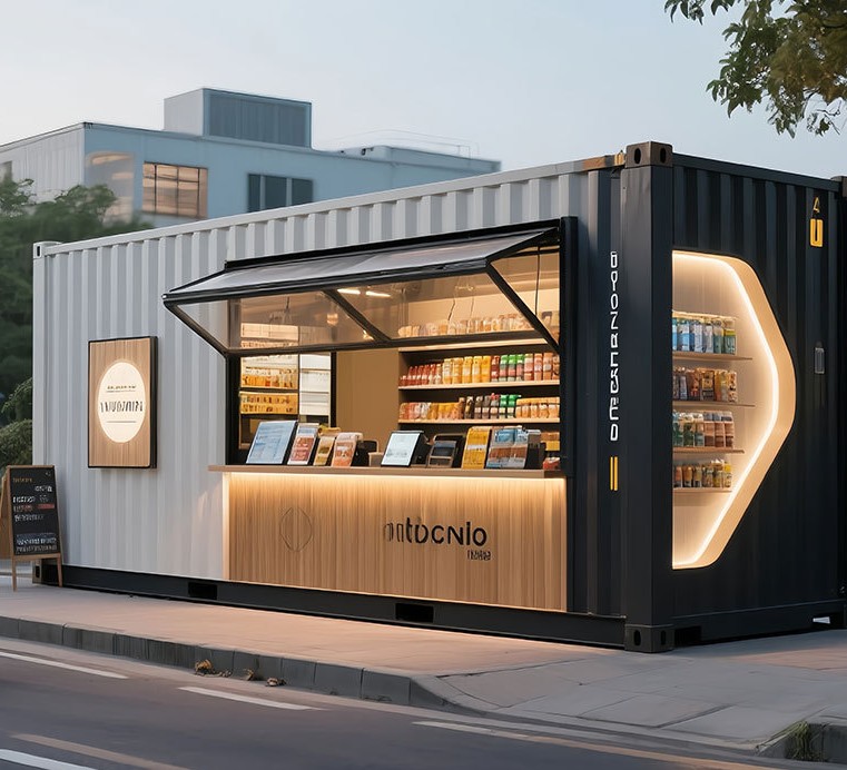 Cafetería Prefabricada en Cont - Food Storage Meals reseña y precio