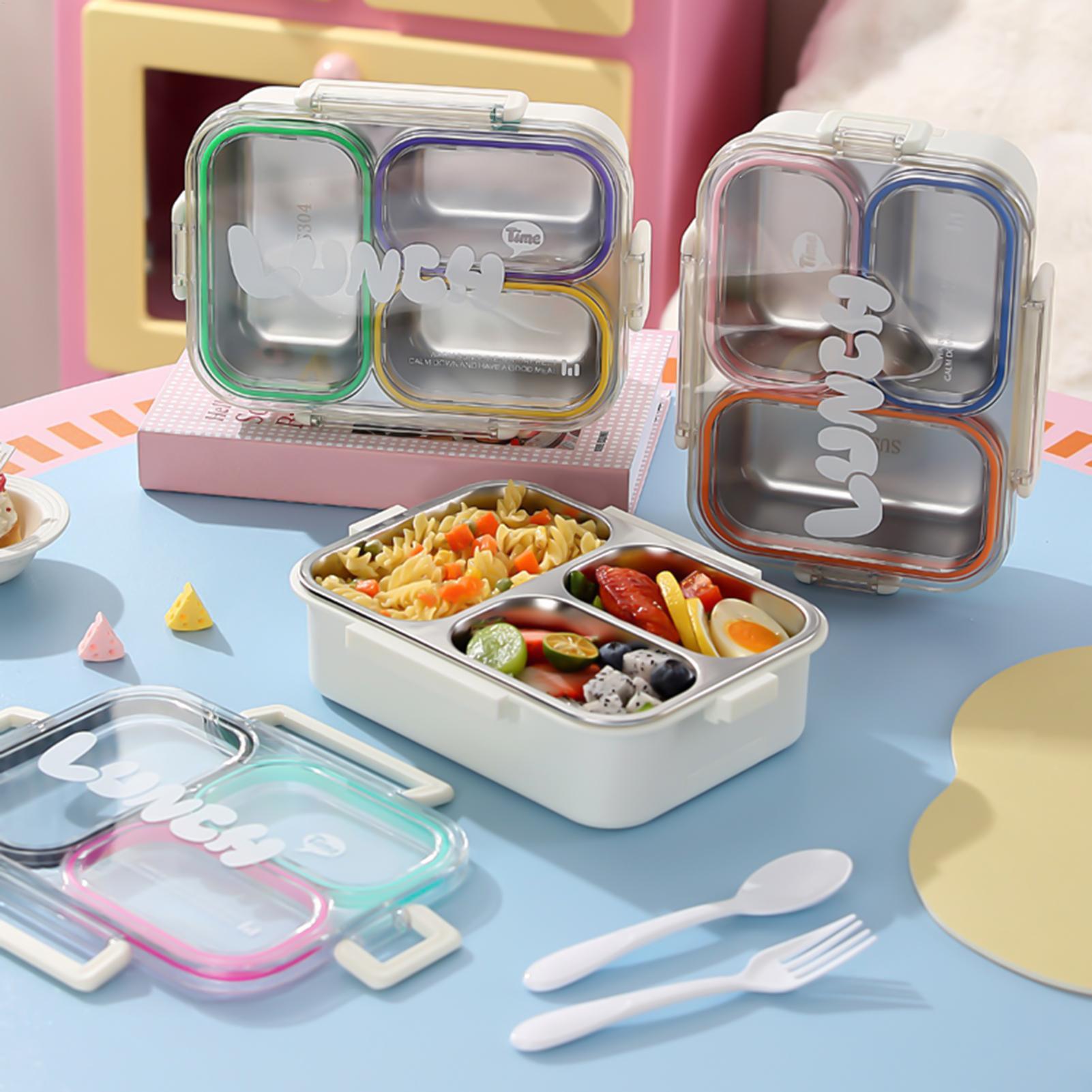Lonchera de acero inoxidable d - Food Storage With Dividers reseña y precio