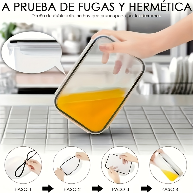 Juego de 8 Piezas que Incluye  - Food Storage Oven Safe reseña y precio
