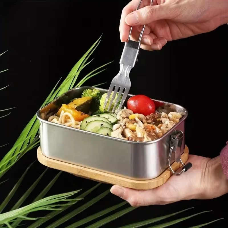 Lonchera duradera de acero ino - Food Storage Meals reseña y precio