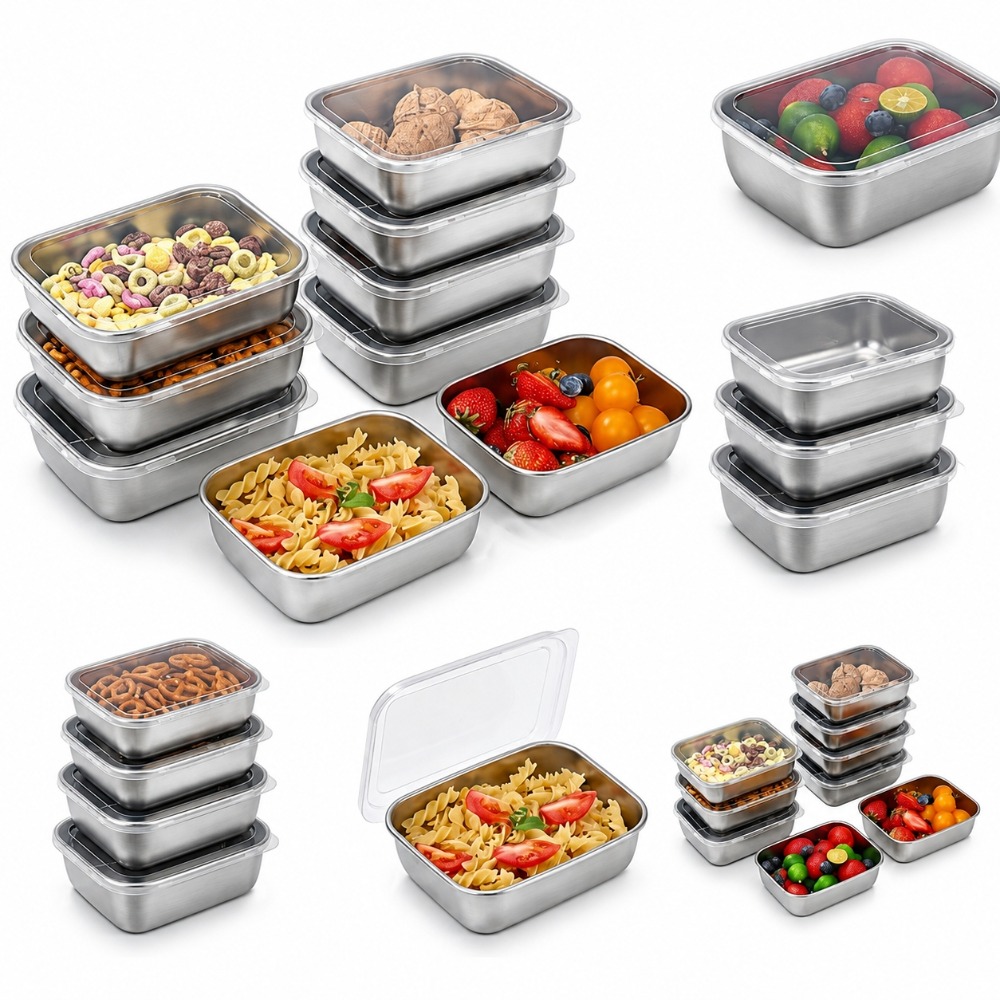 Juego de 6 Recipientes Herméti - Food Storage Meals reseña y precio