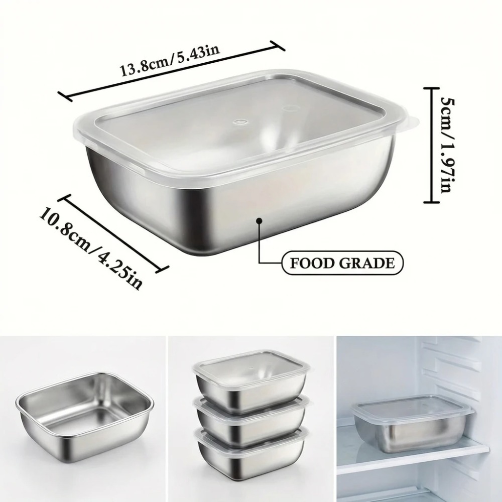 Juego de 6 Recipientes Herméti - Food Storage Meals reseña y precio