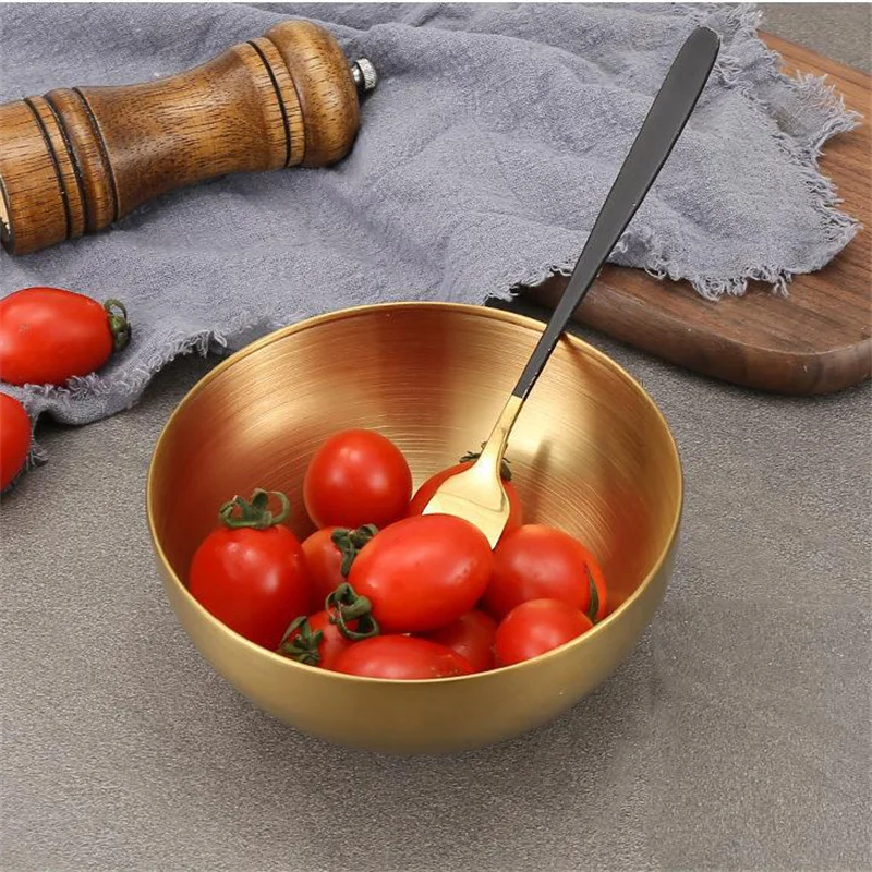 Cuencos gruesos de acero inoxi - Food Storage Meals reseña y precio