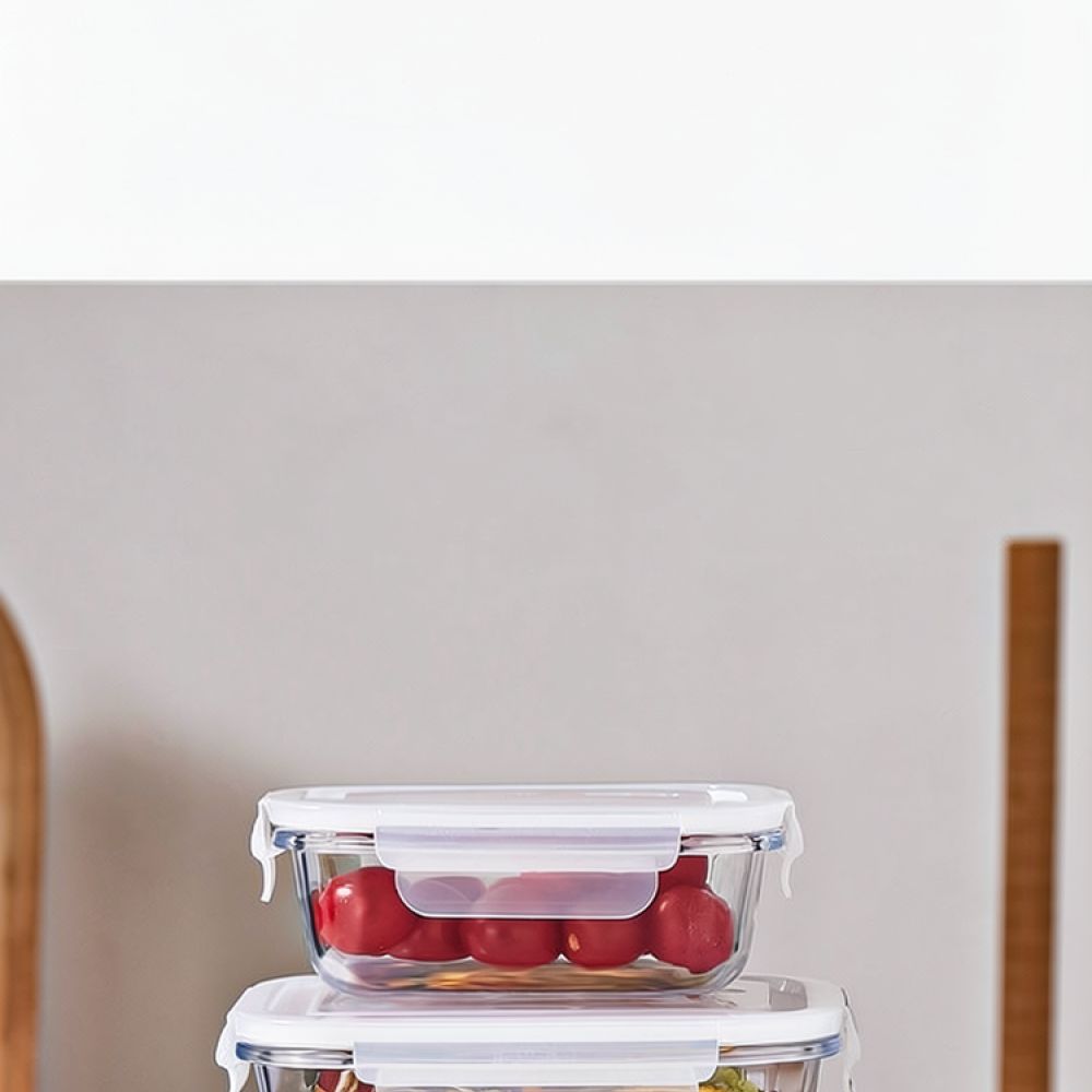Recipiente de vidrio apto para - Food Storage With Dividers reseña y precio