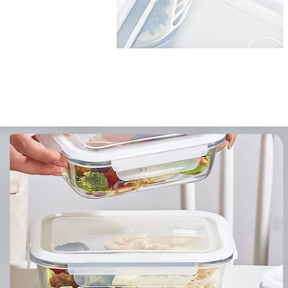 Recipiente de vidrio apto para - Food Storage With Dividers reseña y precio