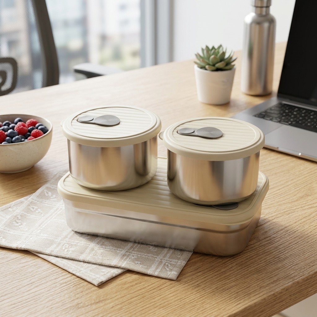 Lonchera de Acero Inoxidable 3 - Food Storage Oven Safe reseña y precio