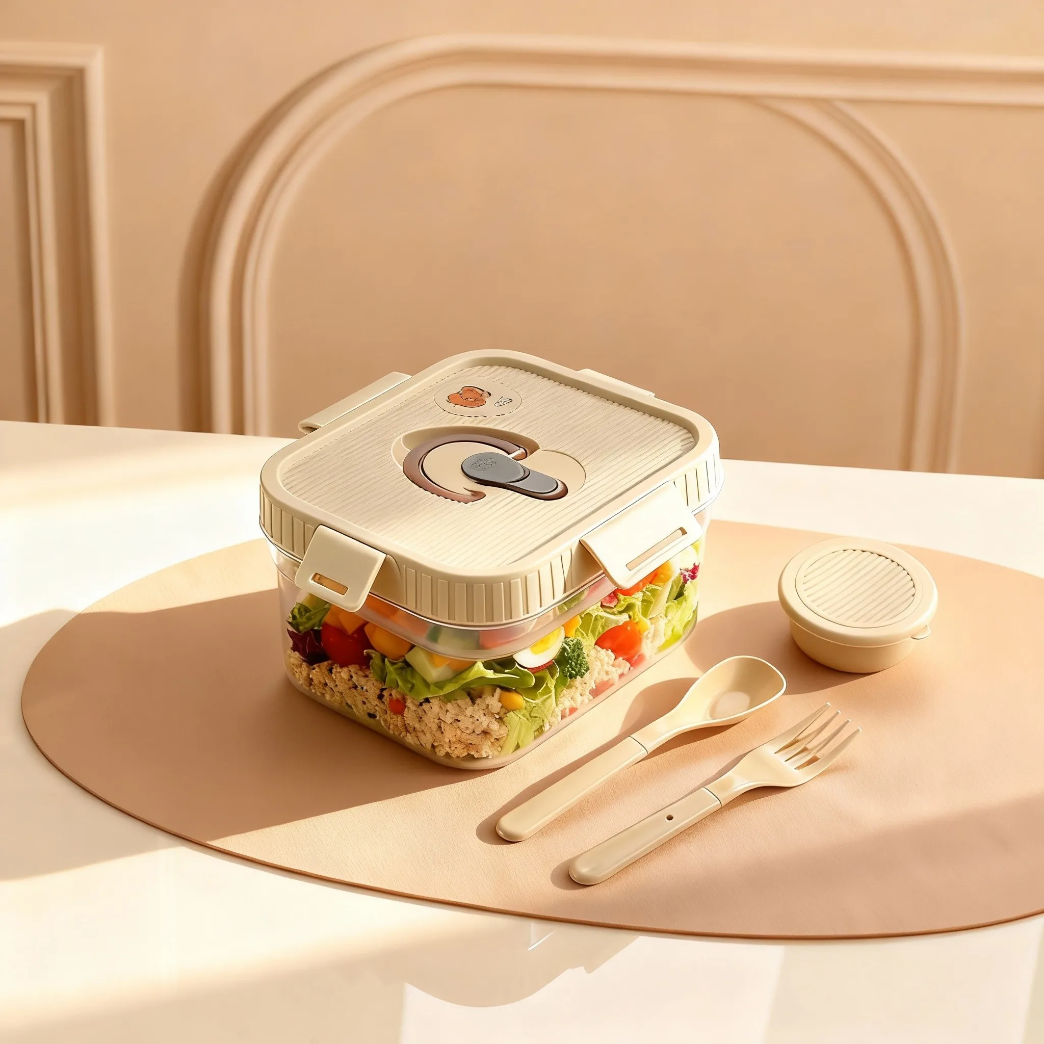 Lonchera portátil de plástico  - Food Storage Oven Safe reseña y precio