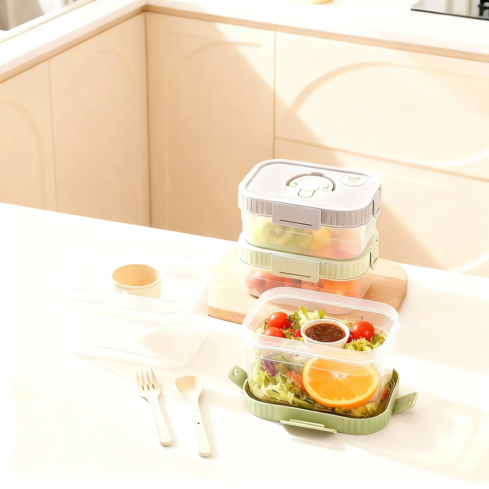 Lonchera portátil de plástico  - Food Storage Oven Safe reseña y precio