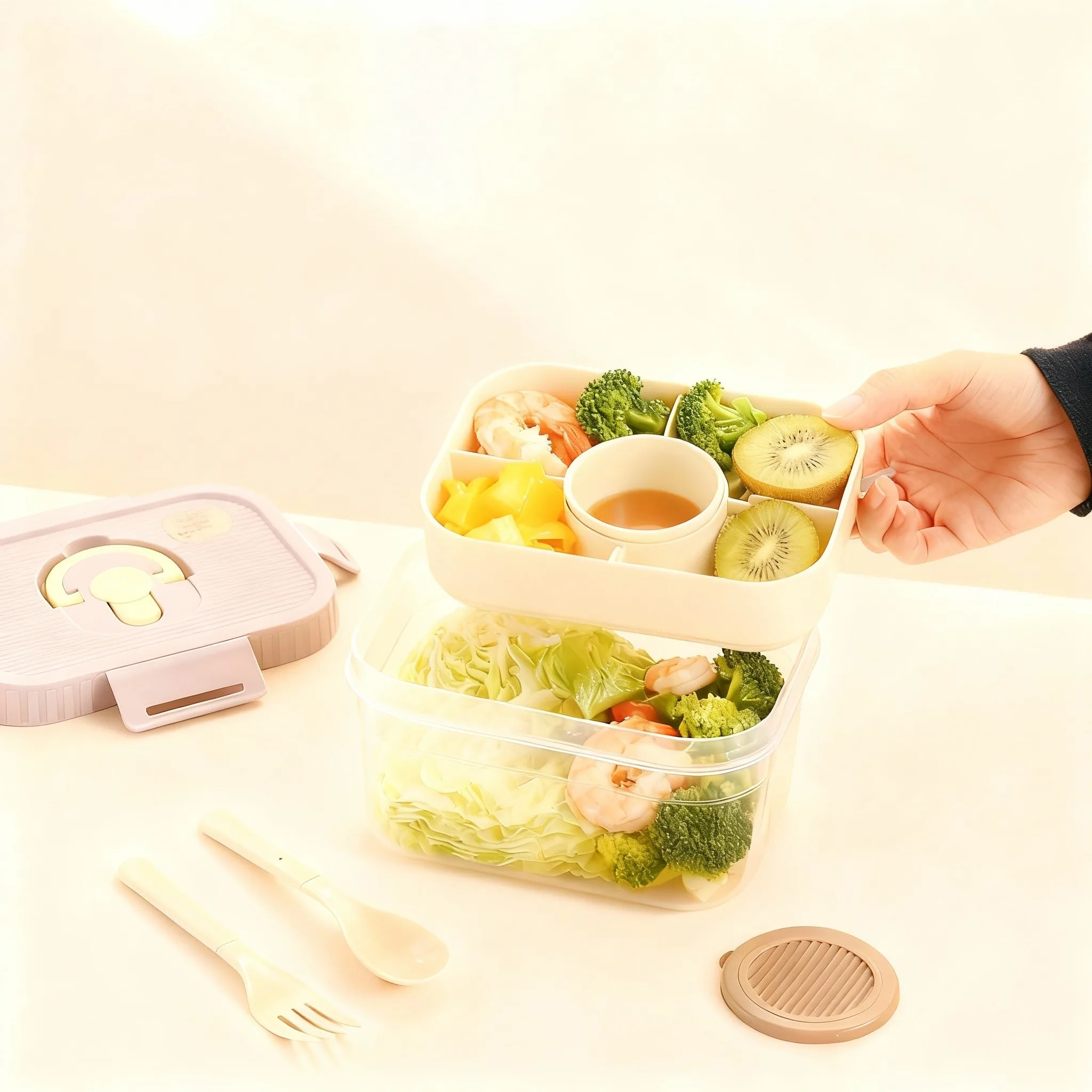 Lonchera portátil de plástico  - Food Storage Oven Safe reseña y precio