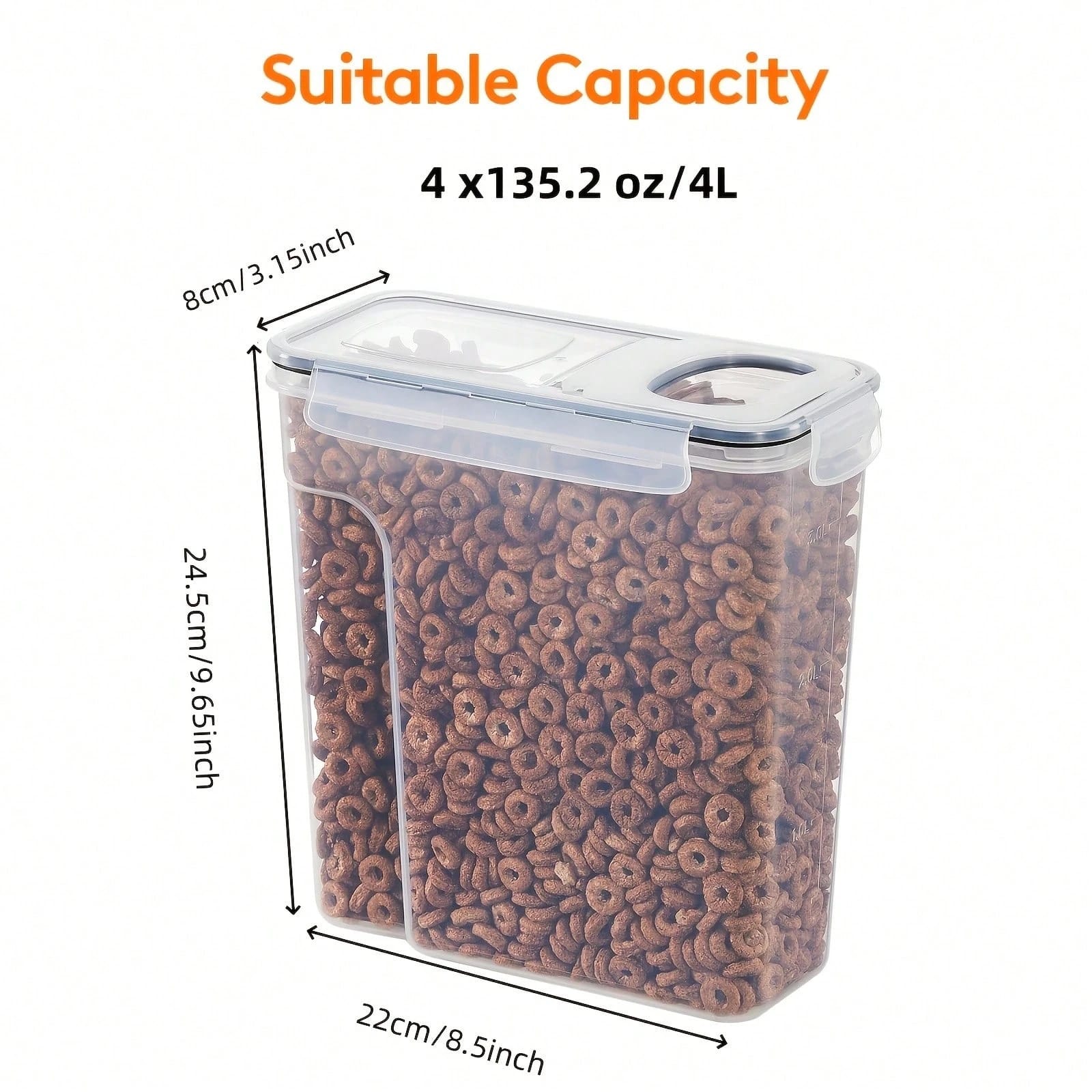 Recipientes herméticos para gu - Food Storage Labels reseña y precio