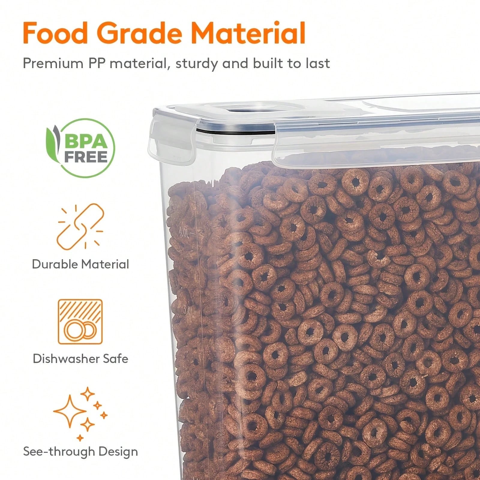 Recipientes herméticos para gu - Food Storage Labels reseña y precio