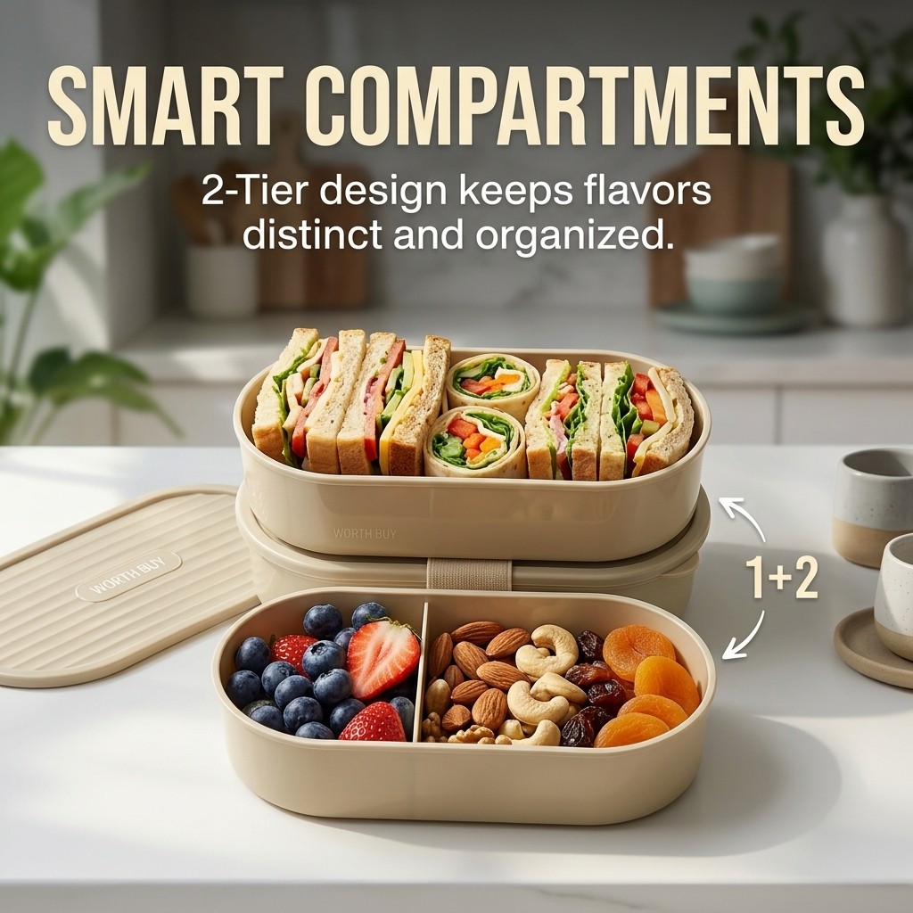 2 piezas/set de loncheras reut - Food Storage Oven Safe reseña y precio