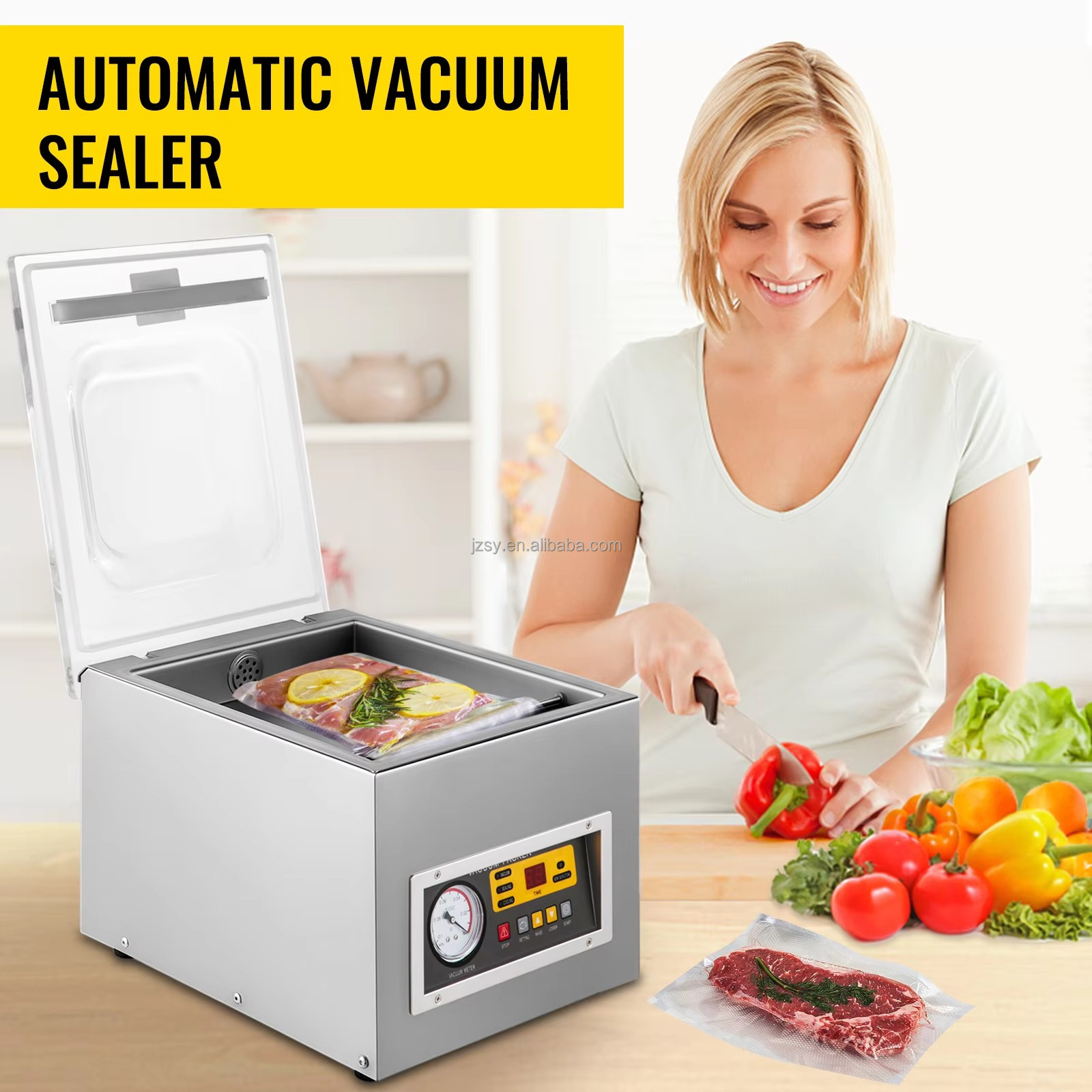 Máquina envasadora al vacío, s - Food Storage Bag reseña y precio