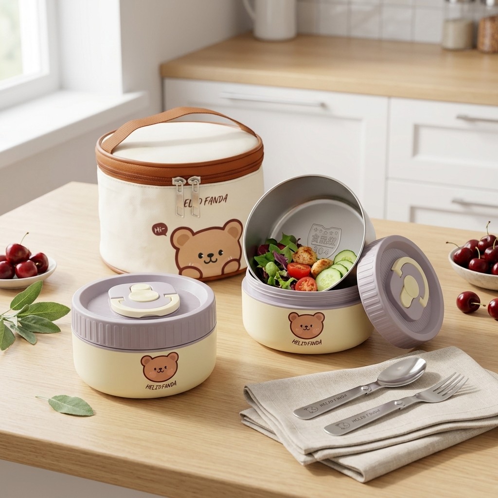 Lonchera Infantil de Acero Ino - Food Storage Oven Safe reseña y precio